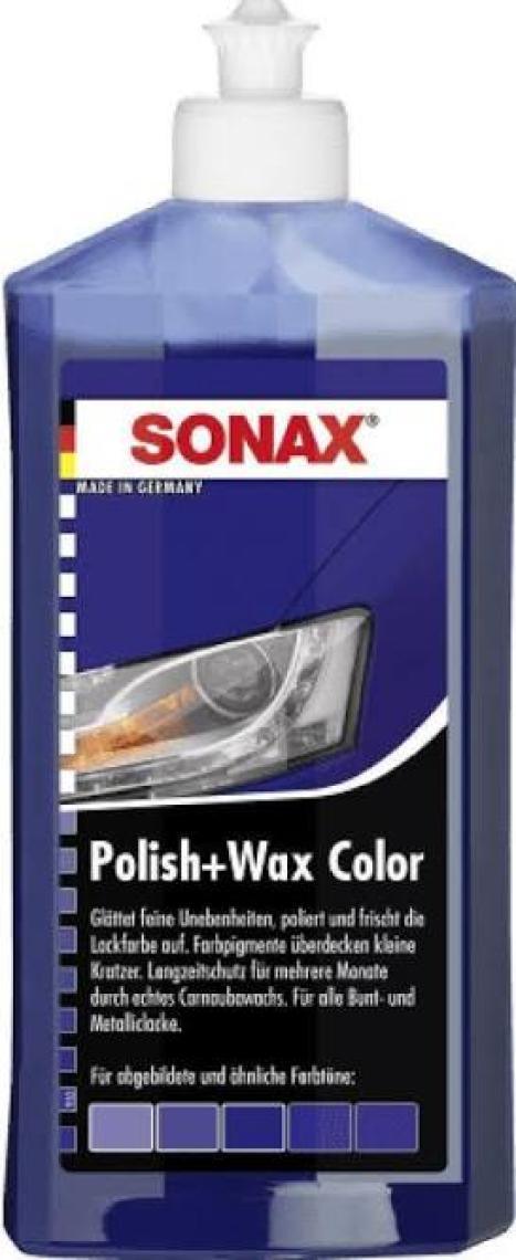 Sonax Renkli Nano Parlatıcı ve Koruyucu Cila Mavi 250 ml