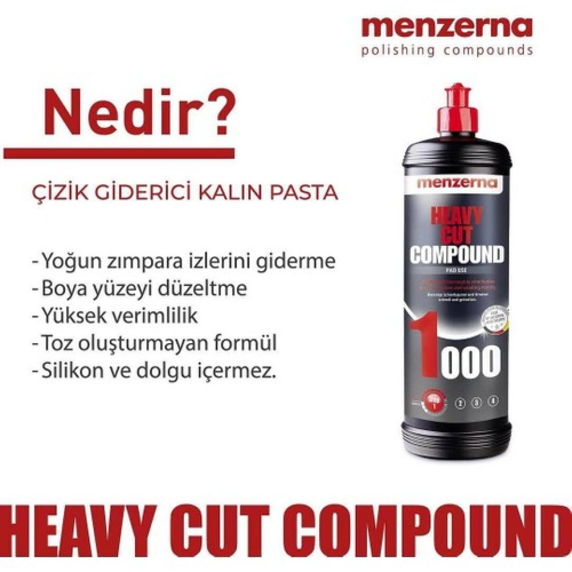 Menzerna Power Gloss 1000 - Çizik Çıkarıcı Pasta 1 KG