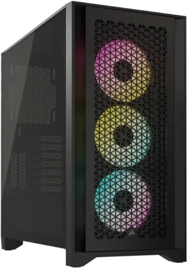Corsaır Icue 4000D Af RM850E 850W 80PLUS 3XSP120 Rgb Elite Fanlı Mid-Tower Gaming Siyah Kasa