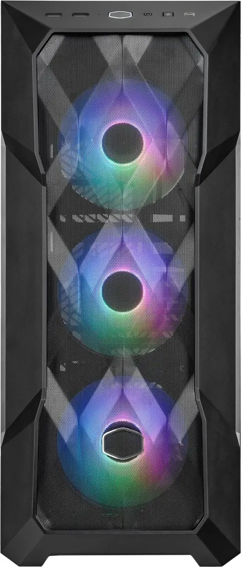 Cooler Master MasterBox TD500 V2 Siyah ARGB USB 3.2 Tempered Glass ATX Mid Tower Kasa
