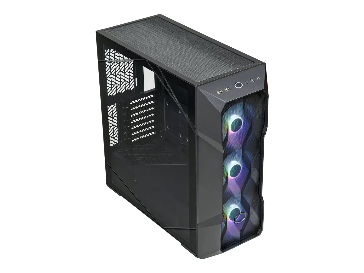 Cooler Master MasterBox TD500 V2 Siyah ARGB USB 3.2 Tempered Glass ATX Mid Tower Kasa