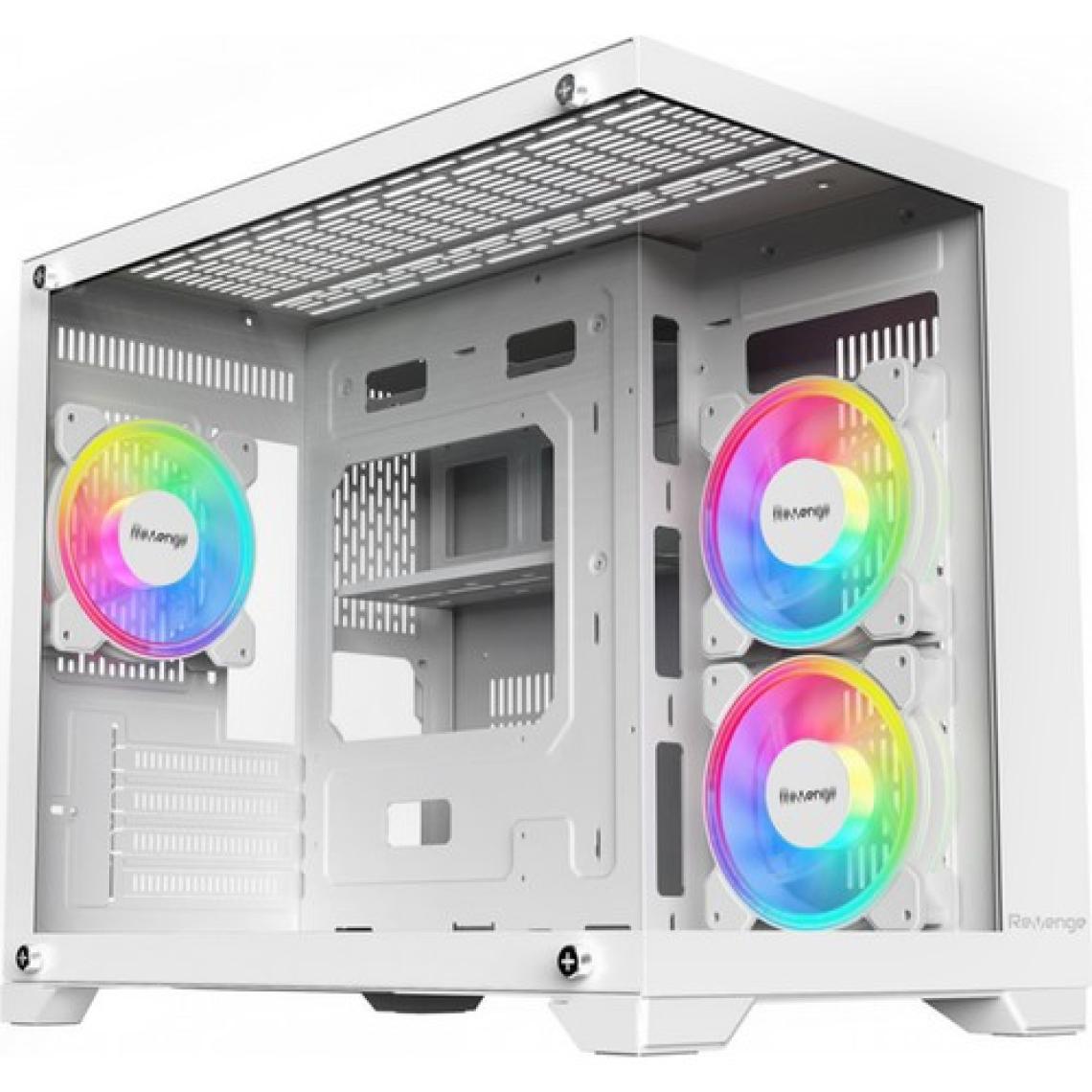 Revenge Nova 3 Rgb Fanlı Temperli Cam Panel Boş M-Atx Gaming Oyuncu Bilgisayar Kasası