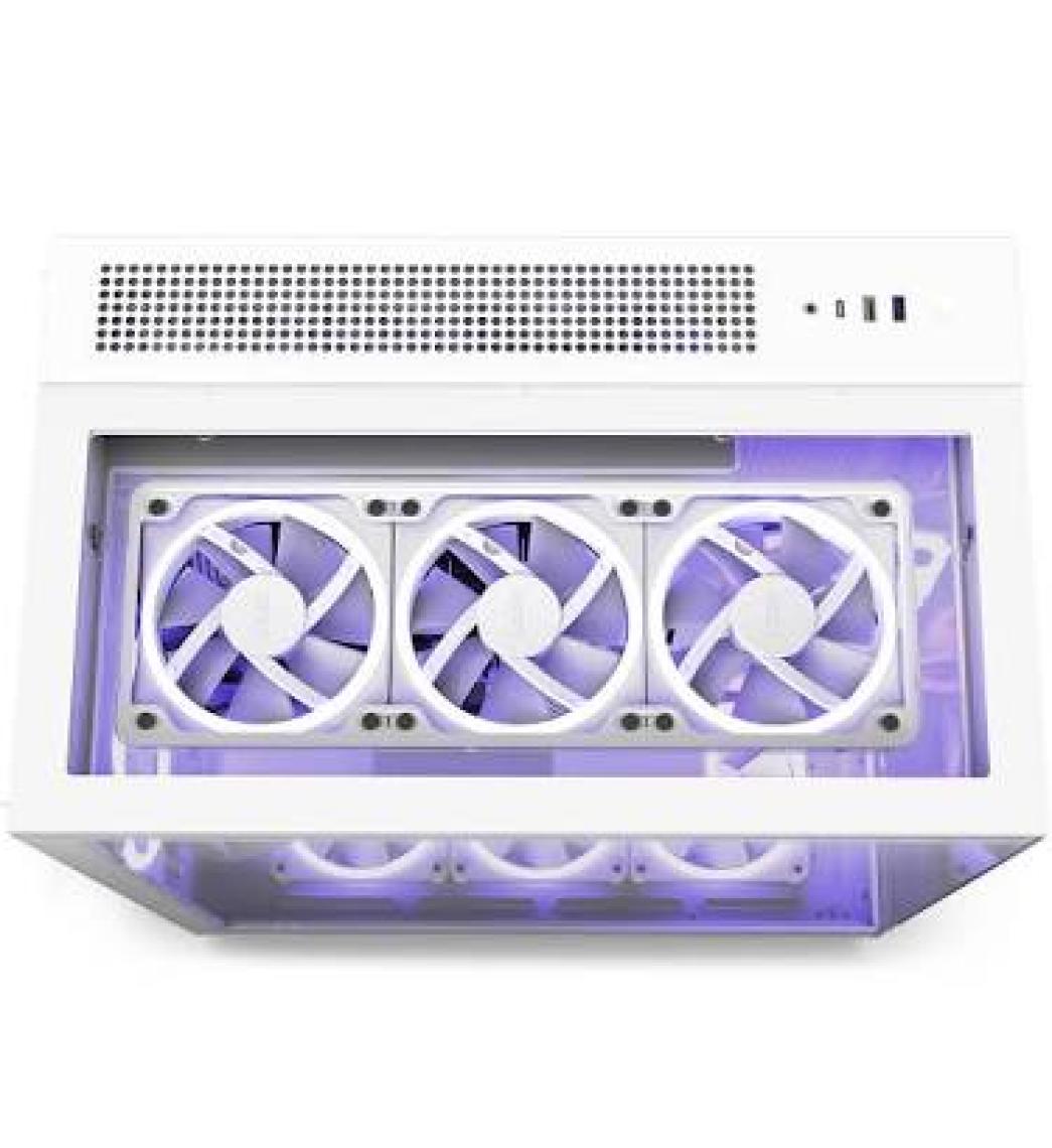 Nzxt H Series H9 Elite Edition CM-H91EB-01 Temperli Cam Siyah Mid Tower Gaming (Oyuncu) Kasa