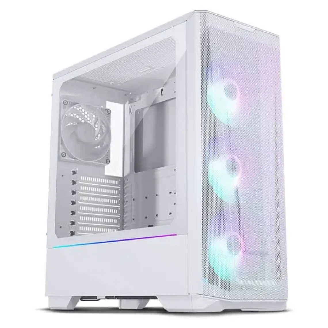 Phanteks Eclipse P360 Air Mid Tower Bilgisayar Kasası, Temperli Cam, DRGB - Buzul Beyazı