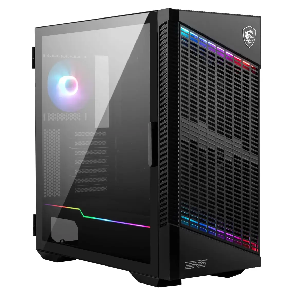 MSI MPG Velox 100P Airflow Temperli Cam RGB ATX Mid Tower Kasa