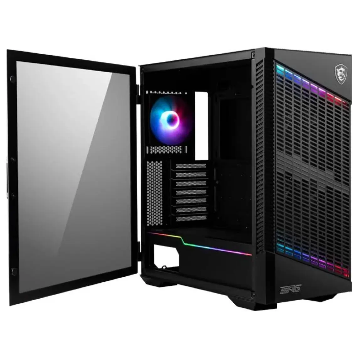 MSI MPG Velox 100P Airflow Temperli Cam RGB ATX Mid Tower Kasa