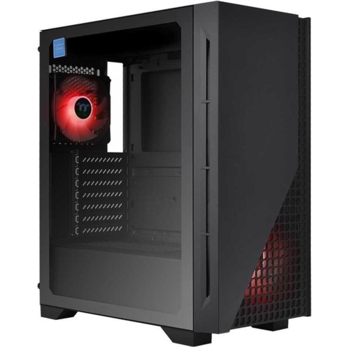 Thermaltake H330 650W Kırmızı Ledli 2X120MM Fanlı Tempered Glass Pencereli Oyuncu Kasası