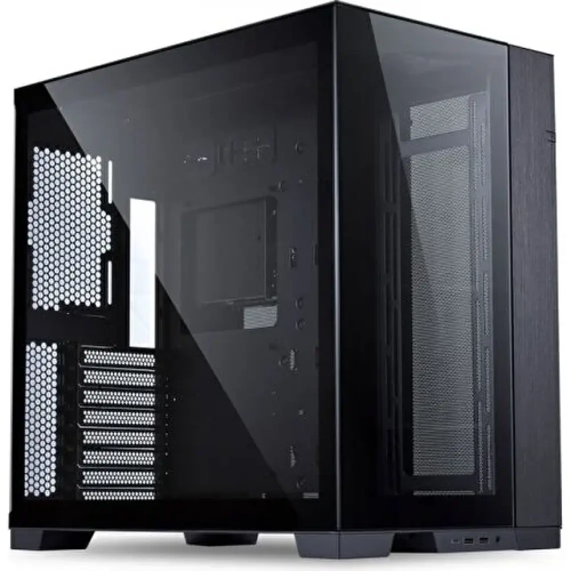 Lian Li O11 Dynamic Evo Black O11DEX Temperli Cam Argb USB Type-C Siyah E-Atx Mid-Tower Gaming (Oyuncu) Kasa