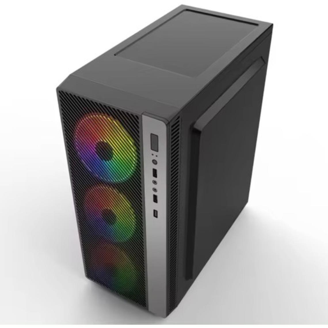 Revenge Triple Deluxe 3 Rainbow Fanlı Cam Panel Gaming Oyuncu Bilgisayar Kasası
