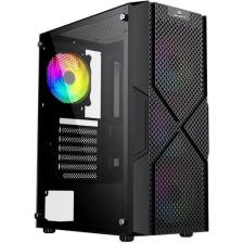 GameBooster GB-PW908B USB 3.0, ATX Mesh Panel, Dahili 4 RGB Fanlı (3 Ön 1 Arka) , Siyah Oyuncu Kasası (PSU yok)