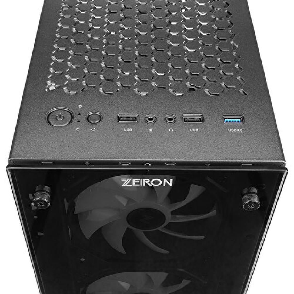 Zeiron Z-Master X100 4X120MM Rgb Fanlı Temperli Cam Pencere Gaming Oyuncu Bilgisayar Kasası