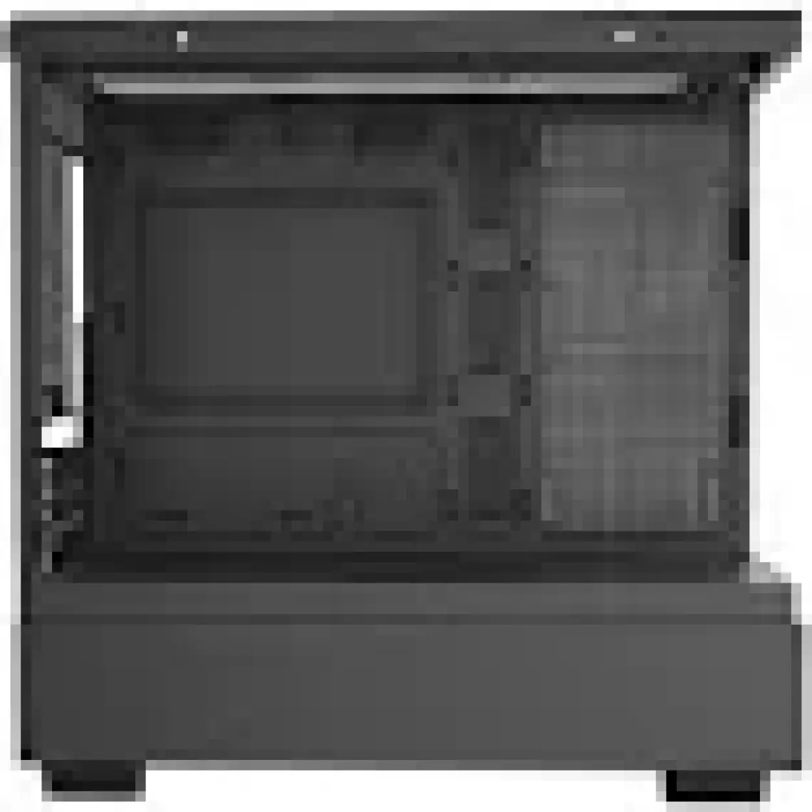 Dragos Basalt Pro 6x Argb Fan USB 3.0 600W 80+ Plus Matx Panoramik Temperli Cam Gaming Kasa Siyah