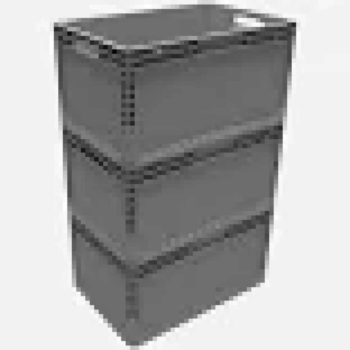 Alpin Euronorm Kapalı Taşıma Kasası 66 Lt Gri