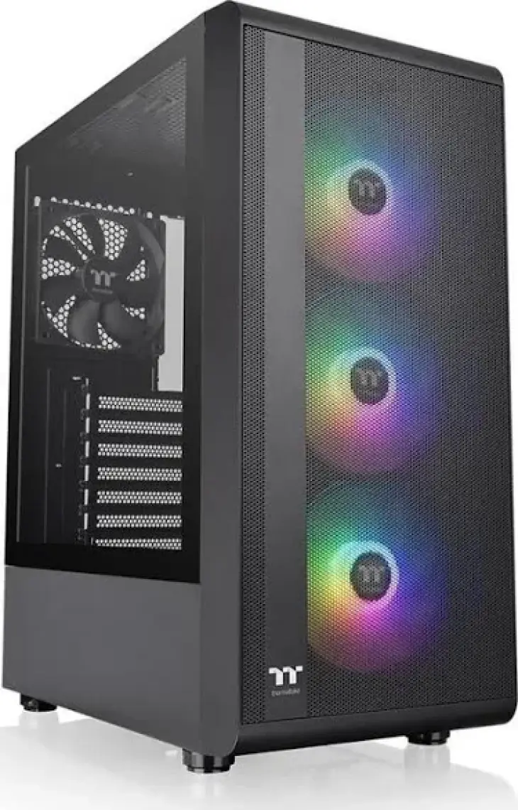 Thermaltake 650W 80+ S200 Tg CA-3X2-65M1WE-00 Gamıng Mıd-Tower Pc Kasası