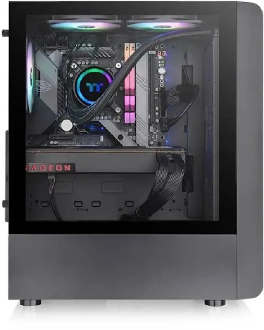 Thermaltake 650W 80+ S200 Tg CA-3X2-65M1WE-00 Gamıng Mıd-Tower Pc Kasası