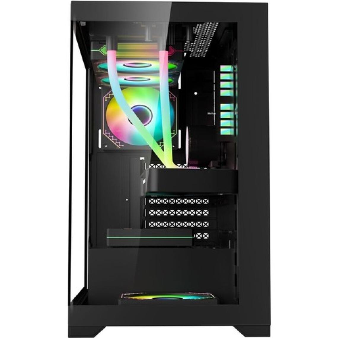 Xaser MG210 4x Rgb Fan USB 3.0 Powersız Siyah m-Atx-itx Gaming Oyuncu Kasası