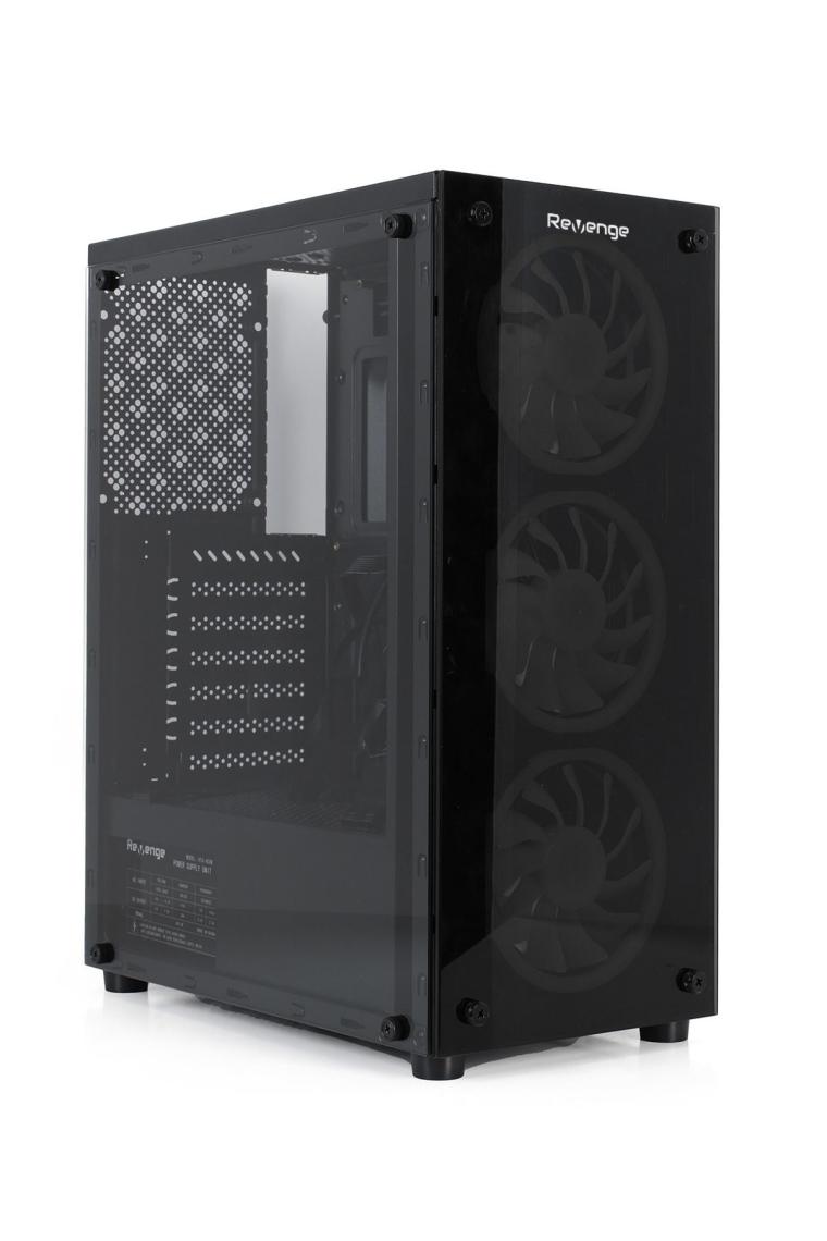 Revenge Clear 6 Rgb Fanlı Temperli Cam Panel Boş Atx Bilgisayar Kasası Gaming Oyuncu Bilgisayar Kasası