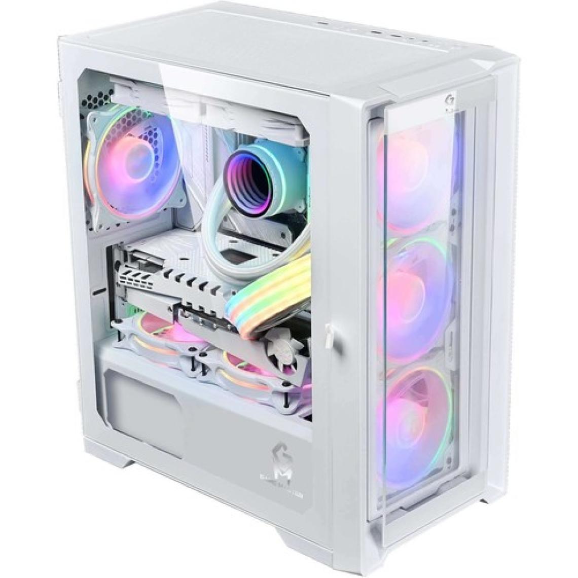Game Master Beyaz Gaming Bilgisayar Kasası Rgb Kumandalı GM-210K