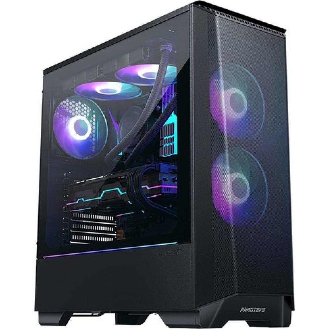 Phanteks Eclipse P360 Air Mid Tower Bilgisayar Kasası, Temperli Cam, DRGB - Saten Siyah