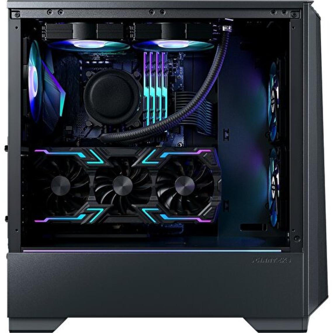 Phanteks Eclipse P360 Air Mid Tower Bilgisayar Kasası, Temperli Cam, DRGB - Saten Siyah