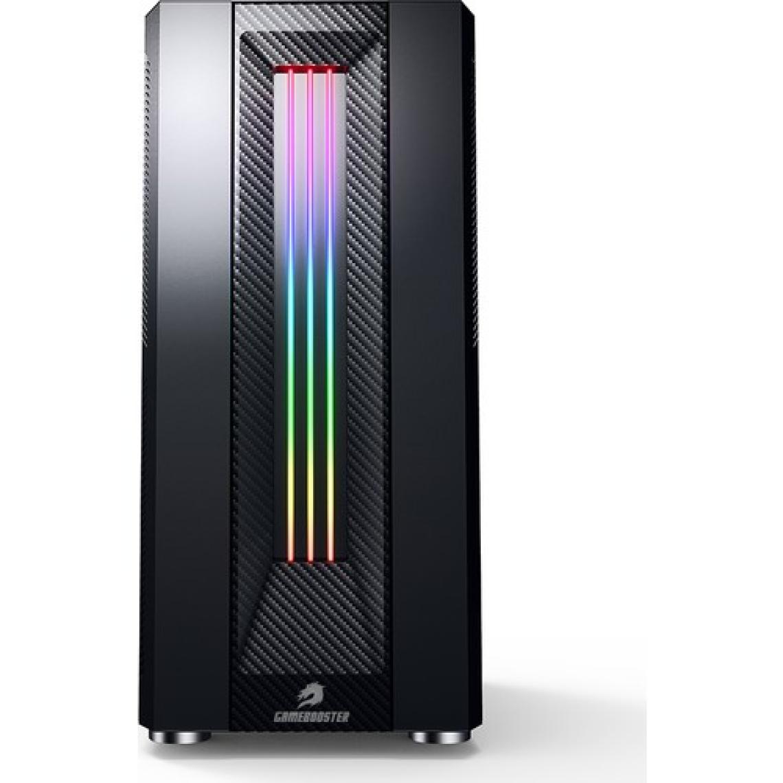 GameBooster GB-G3601B USB3.0 Siyah Rainbow RGB Fan Strip Kasa (PSU Yok) (JBST-GBG3601B)