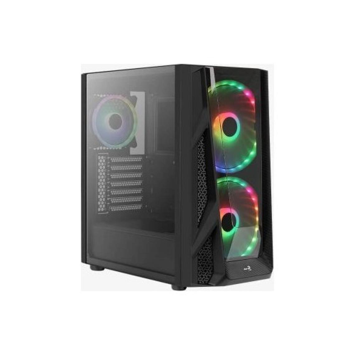 Aerocool NightHawk Duo ARGB  2 x 20 cm  1 x 12 cm Fan Bilgisayar Kasa (AE-NGHTHWKD)
