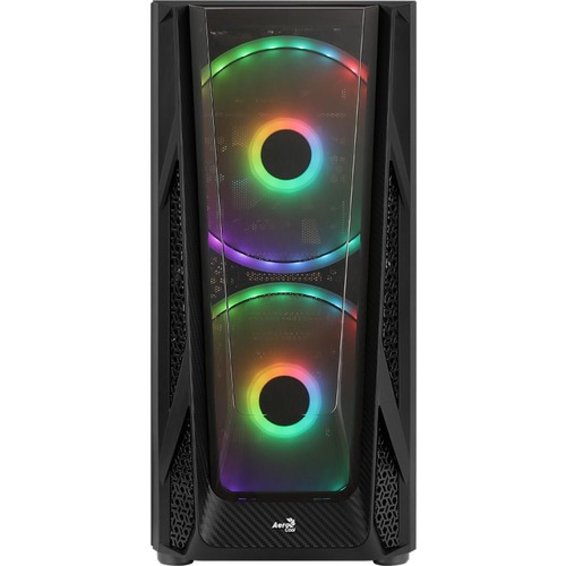 Aerocool NightHawk Duo ARGB  2 x 20 cm  1 x 12 cm Fan Bilgisayar Kasa (AE-NGHTHWKD)