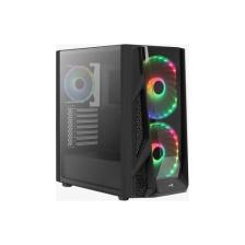 Aerocool NightHawk Duo ARGB  2 x 20 cm  1 x 12 cm Fan Bilgisayar Kasa (AE-NGHTHWKD)