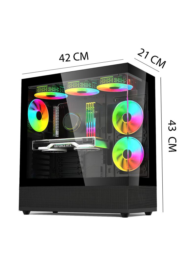 XGaming V920 Micro Atx Gamıng Case 750W 80+Bronze  - Xgamıng black