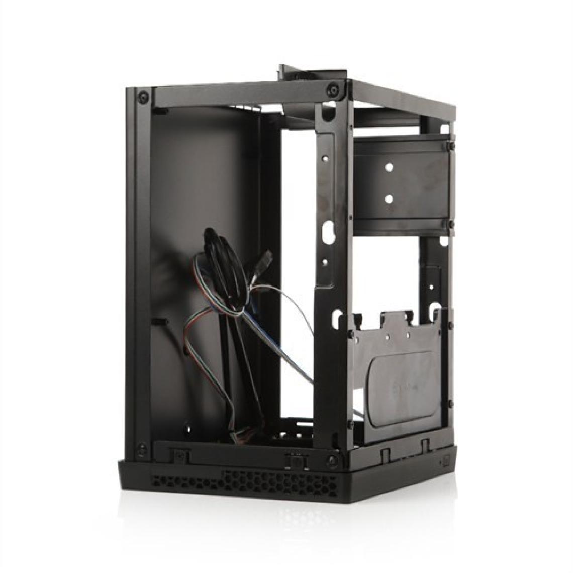 SilverStone Sugo Serisi SG13B Waffle Desenli USB3.0 Siyah Küp Kasa (SST-SG13B)