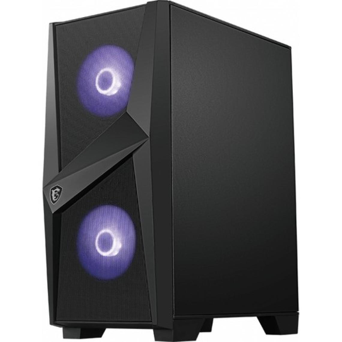 MSI MAG Forge 100M Temperli Cam 2x RGB Fan 120mm Fan ATX Oyuncu Bilgisayar Kasası
