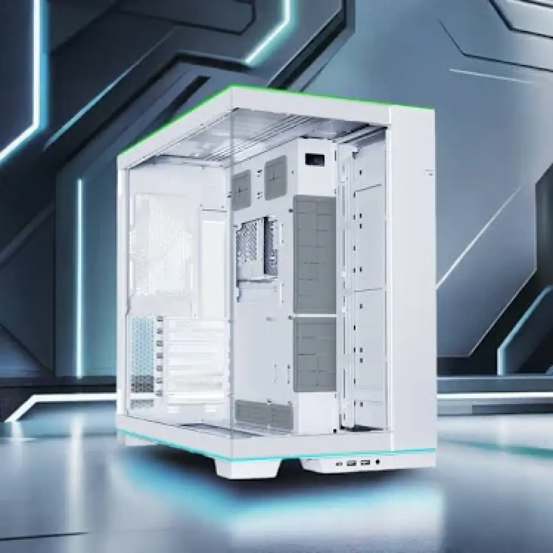 Lian Li O11D Evo Rgb, Tempered Glass - Beyaz - Bilgisayar Kasası Model: O11DERGBW