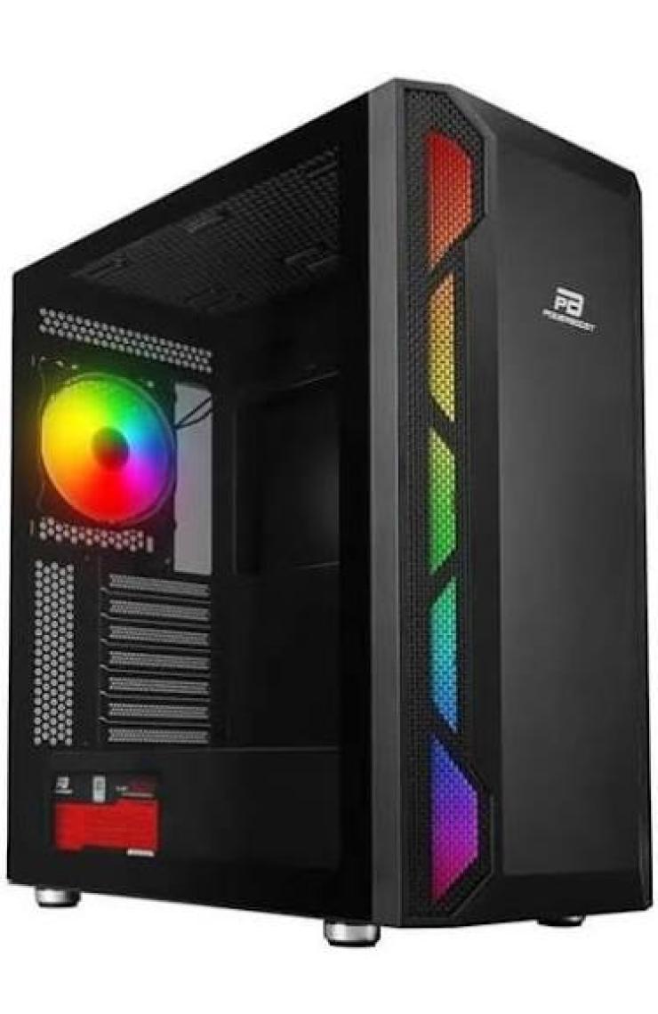 Power Boost VK-G3701B 550w 80+ USB 3.0 ATX, ARGB Fan, Mesh+Stirp Siyah Kasa (JBST-VKG3701B)