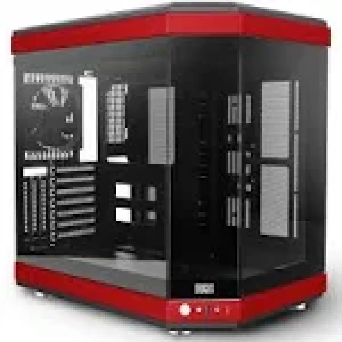 Dragos North 1x Fan Mid Tower Kırmızı Siyah Gaming Bilgisayar Kasası