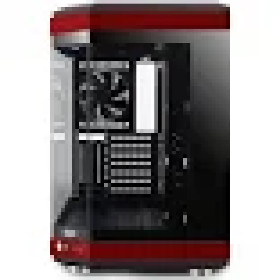 Dragos North 1x Fan Mid Tower Kırmızı Siyah Gaming Bilgisayar Kasası
