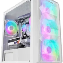 Revenge Beyaz Ice Drill 4 Rgb Fanlı Mesh Panel Atx Pc Gaming Bilgisayar Oyuncu Kasası
