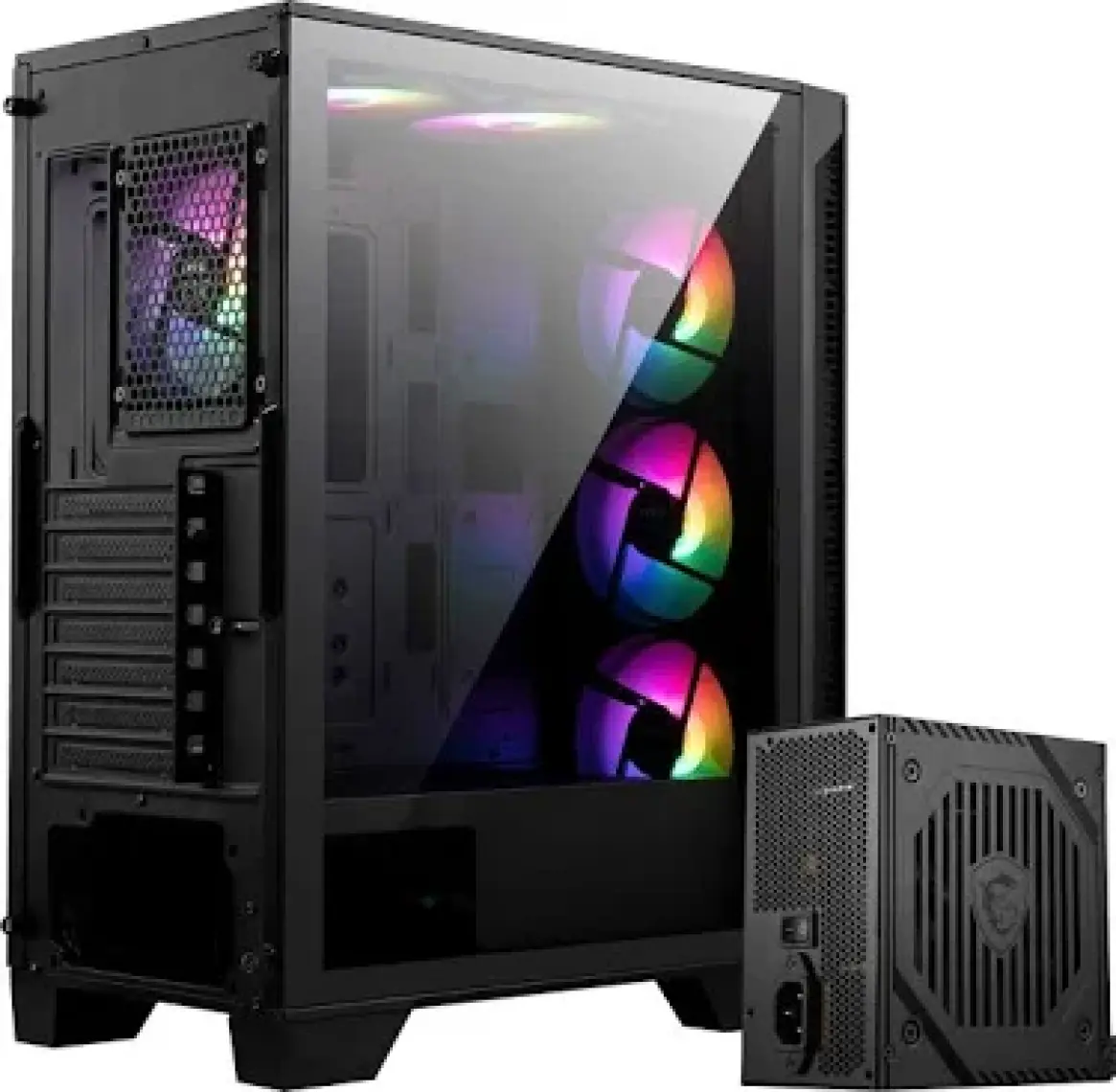 Msı Mag Forge 120A B65 Temperli Cam 6 X120MM Auto Rgb Fan 650W Bronz Atx Gaming Bilgisayar Kasası