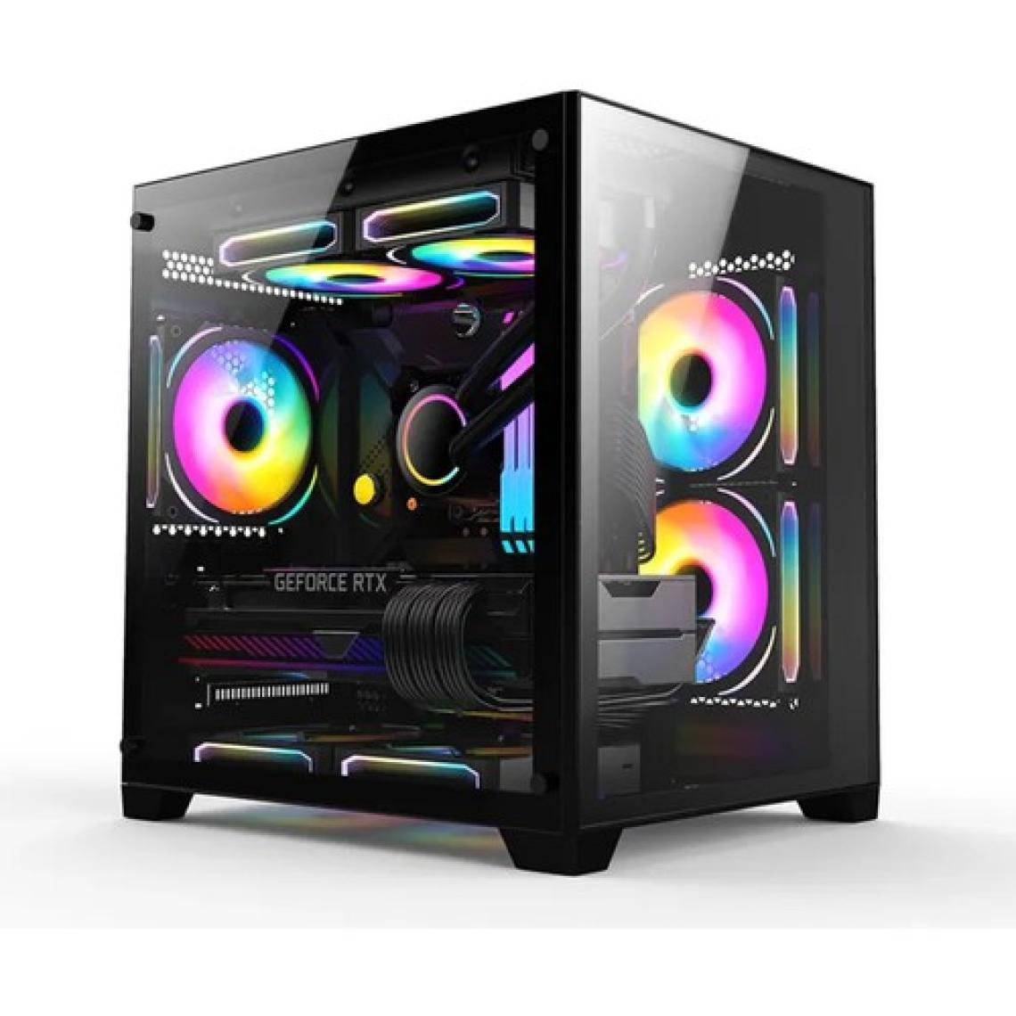 Revenge Nova 3 Rgb Fanlı Temperli Cam Panel Boş M-Atx Gaming Oyuncu Bilgisayar Kasası