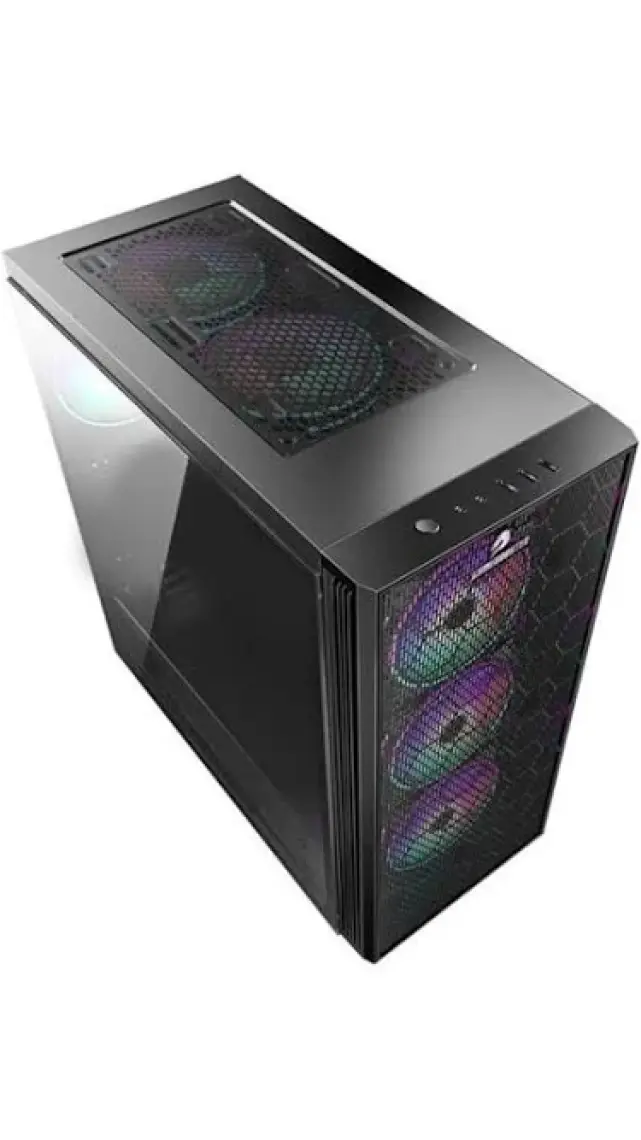 GameBooster GB-X51 USB 3.0 Mesh 6 x RGB Fanlı Gaming Kasa (PSU Yok) (JBST-GBX51)
