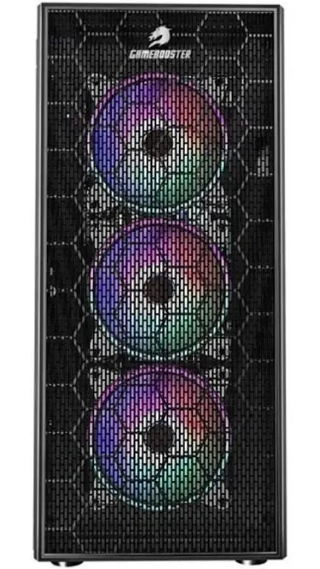 GameBooster GB-X51 USB 3.0 Mesh 6 x RGB Fanlı Gaming Kasa (PSU Yok) (JBST-GBX51)