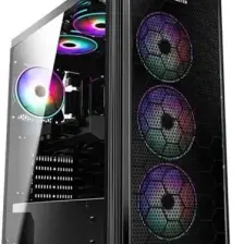 GameBooster GB-X51 USB 3.0 Mesh 6 x RGB Fanlı Gaming Kasa (PSU Yok) (JBST-GBX51)