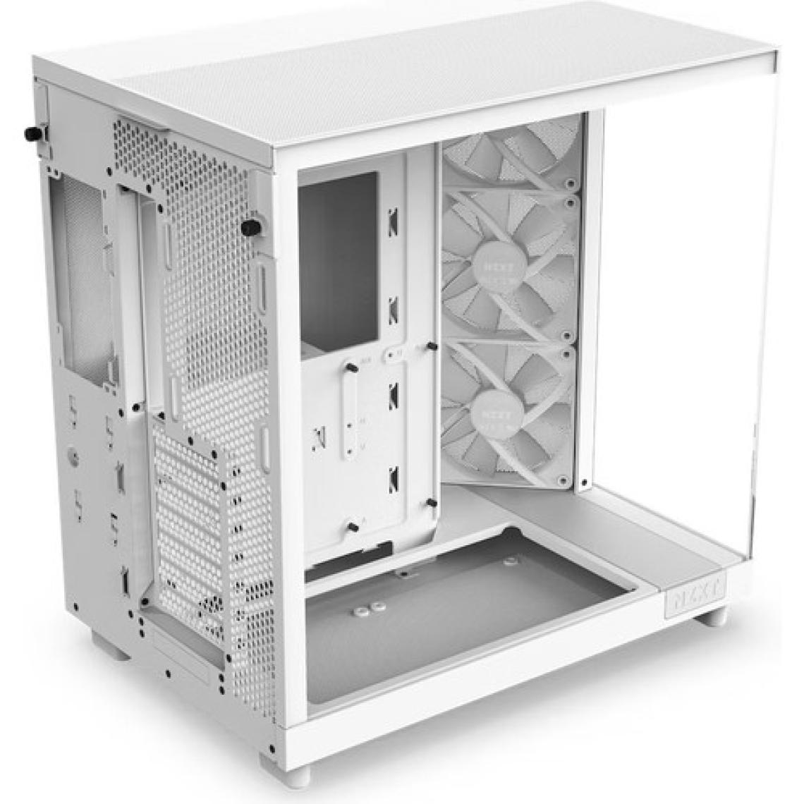 Nzxt H Series H6 Flow Rgb 3X120MM Rgb (Atx, Micro-Atx, Mini-Itx) CC-H61FW-R1 Beyaz Atx Oyuncu Kasası