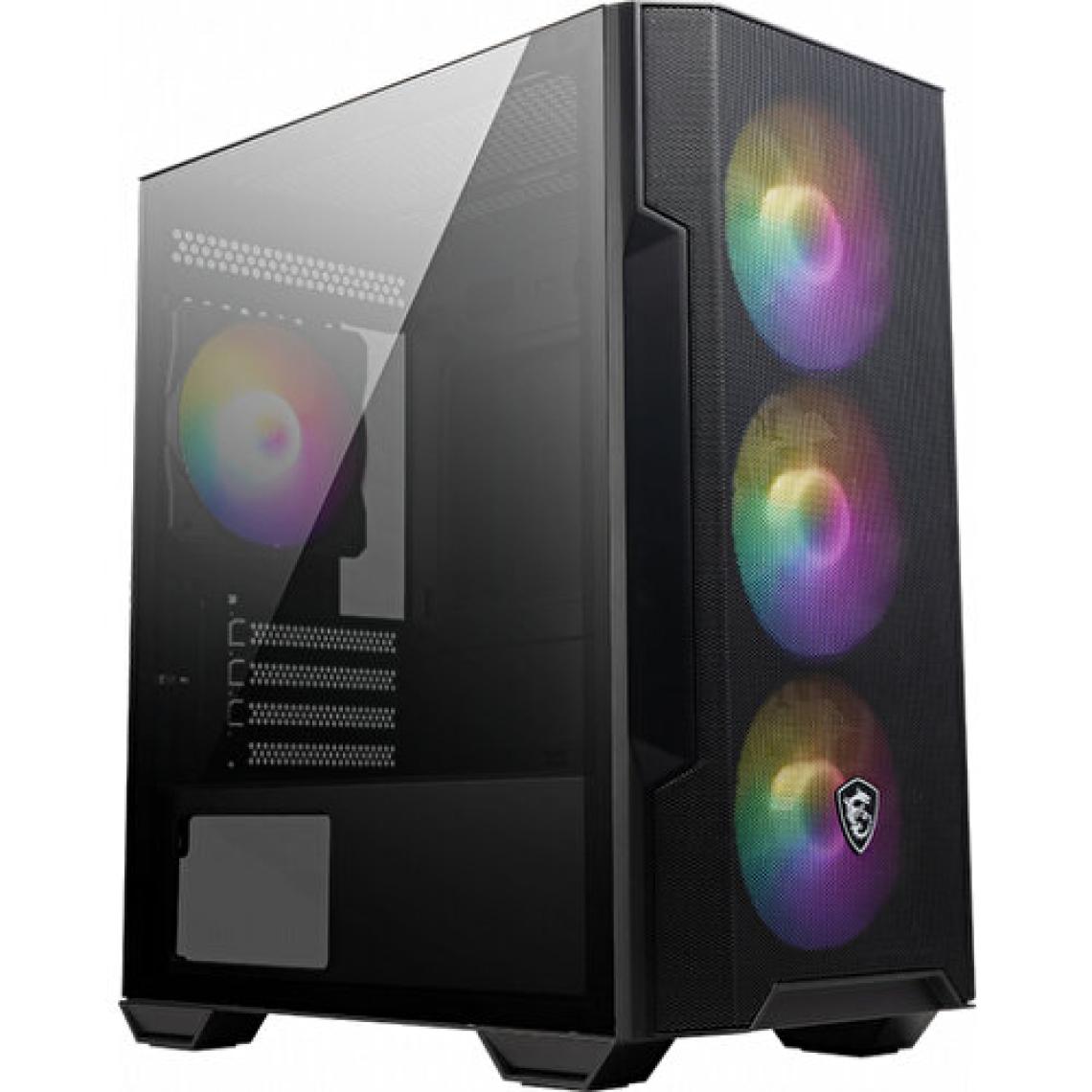 MSI Mag Forge M100R Temperli Cam 3X120MM 1X120MM Argb Fan Matx Gaming Bilgisayar Kasası