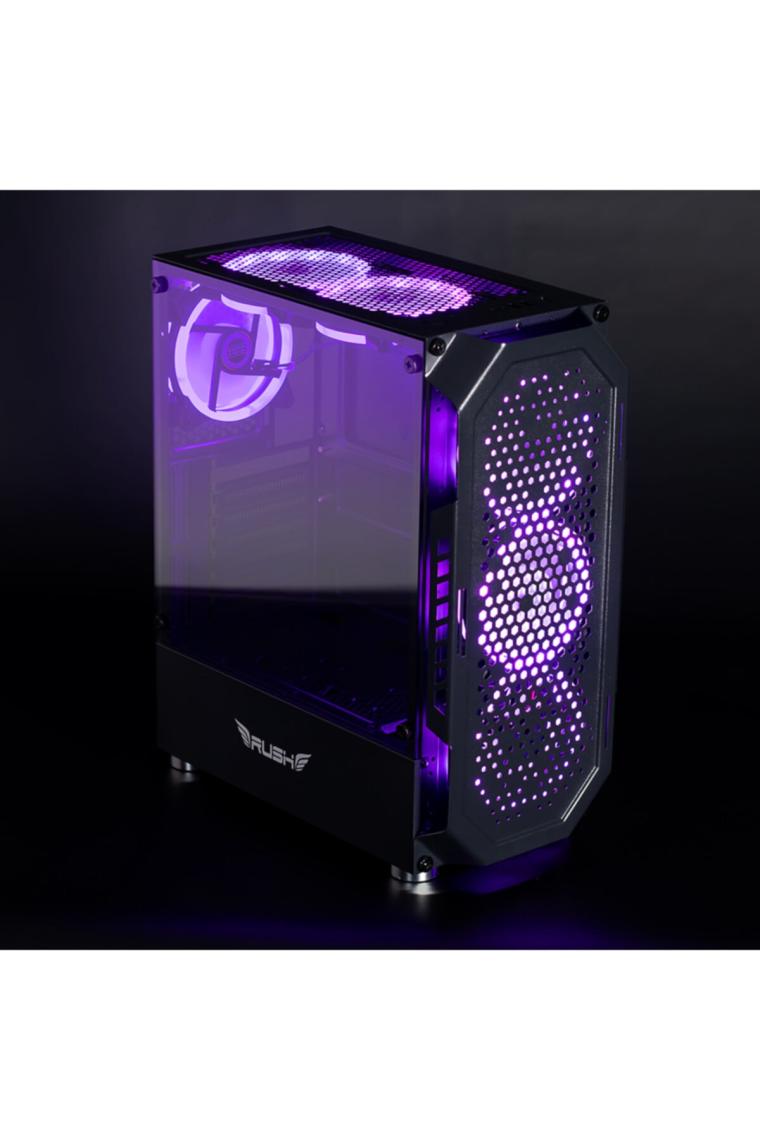 Rush Chopper RCA131  Full Tower Oyuncu Bilgisayar Kasası Siyah