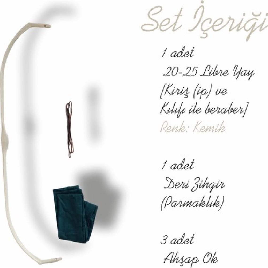 Geleneksel Okçuluk Başlangıç Seti "han" (+3 Ok)  Genç/yetişkin