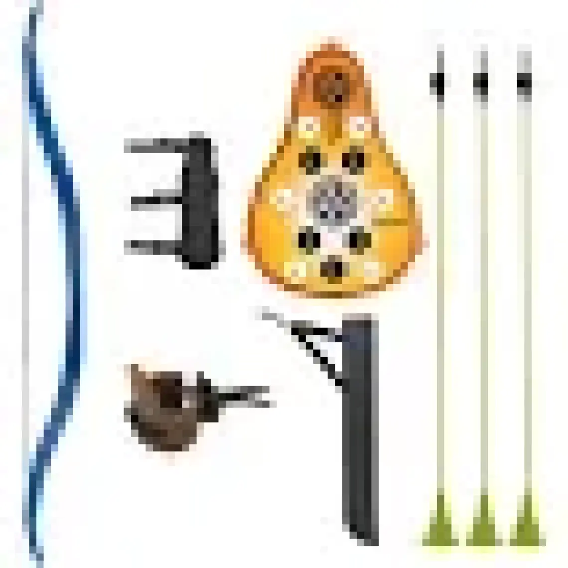 Okçuluk Mini Hilal Puta Set Kırmızı