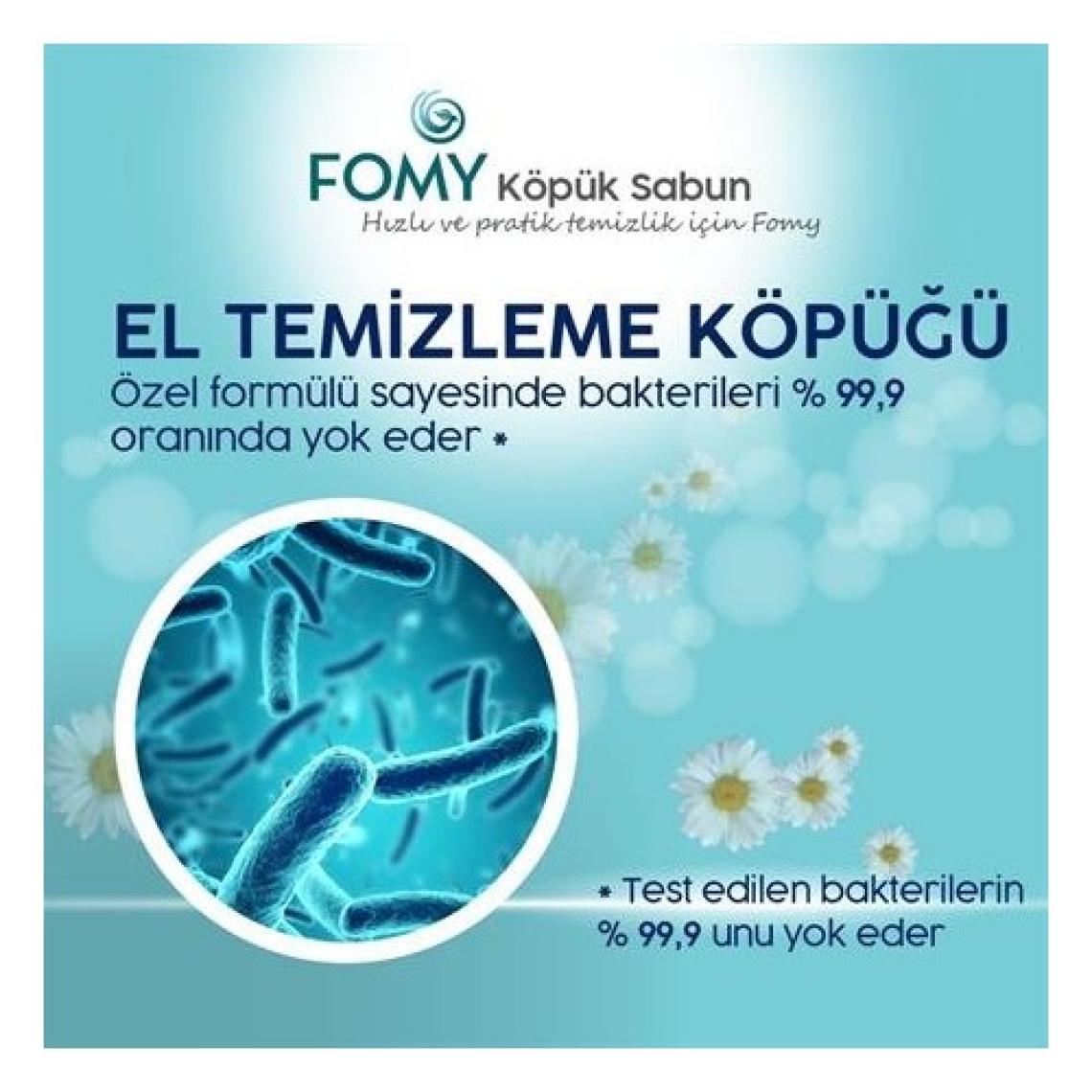 Fomy Antibakteriyel Köpük Sabun - Kartuşu Güvenli - Derinlemesine Temizlik Uzun Süreli Hijyen 1000 ml