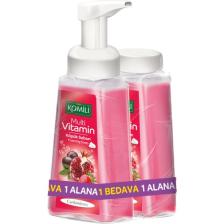 Komili Multivitamin Canlandırıcı Köpük Sabun 250 ml + 250 ml