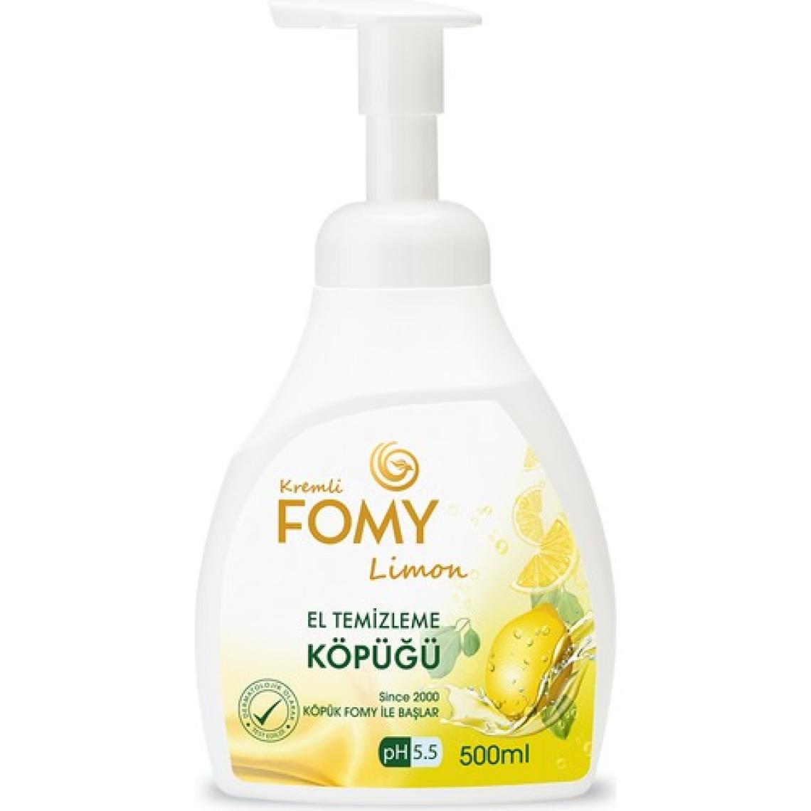 Fomy Limon Köpük Sabun El Yüz Vücut Temizlik Köpüğü 500 ml