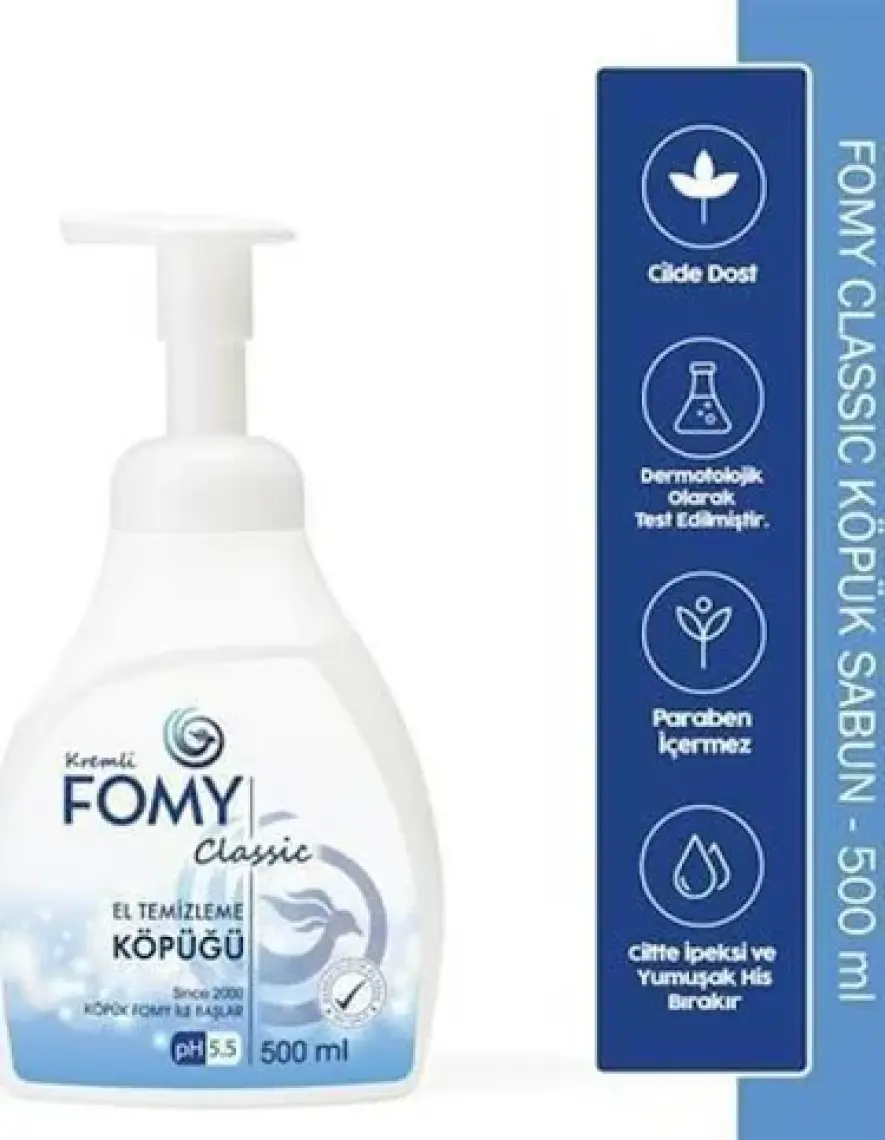 Fomy Classic Köpük Sabun El Temizleme Köpüğü 500 ml